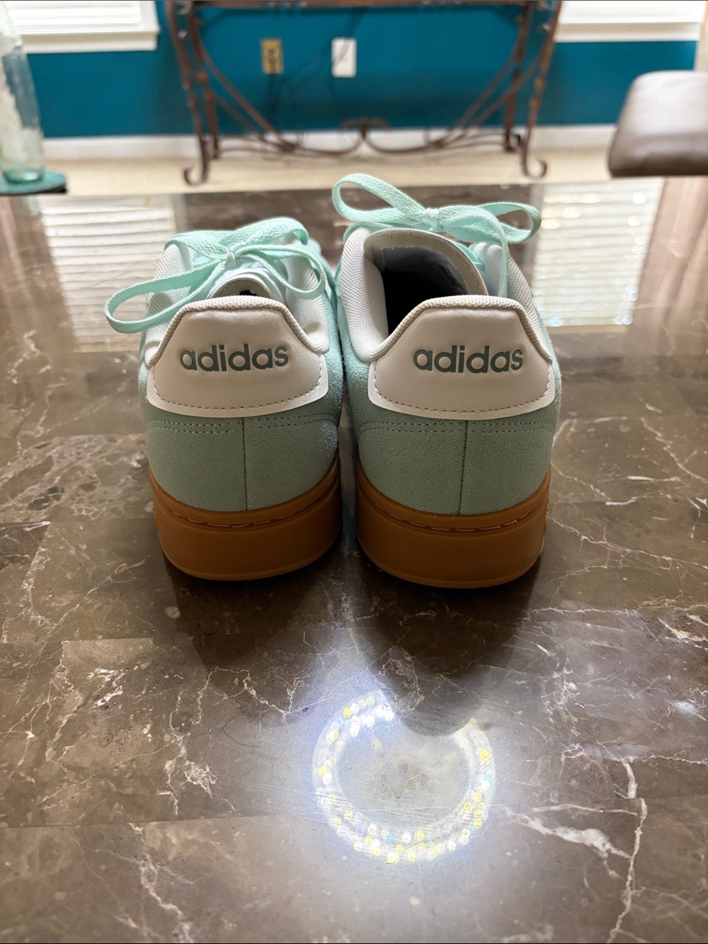 adidas Kids Mint-Tone Sneakers with Gum Sole